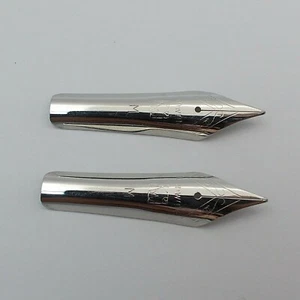 Set of 2 Kanwrite 35 mm No.6 Fountain Pen Medium (M) Nibs - SSF - Picture 1 of 4
