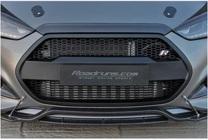 Matt Black Roadruns Front Radiator Grille For 2013~2017 Hyundai Veloster Turbo - Picture 1 of 11
