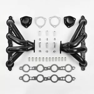 LS Tight-fit Block Hugger Stainless Exhaust Headers FOR LS1 LS2 LS6 ls7 v8 Black - Bild 1 von 1