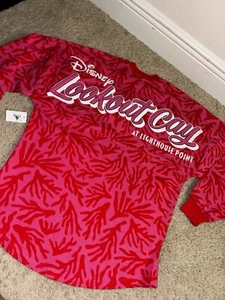 Maglia Disney Cruise Line DCL Lookout Cay Lighthouse Point Spirit rosa corallo XS - Foto 1 di 16