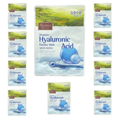 Hoja de máscara calmante Pure Mind Made in Nature Essence "Ácido hialurónico" 10 piezas Foto 1 de 2