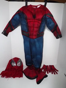 Rubies 4 Piece Spiderman Far From Home Costume Size Kids Extra Small Used (R) - Picture 1 of 5