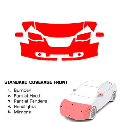 For Chrysler Town & Country 2008-2010 PreCut Paint Film Clear Bra PPF - Изображение 1 из 4