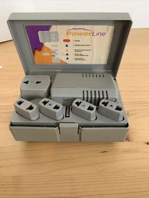 Powerline Electronic Global Power Travel Voltage Converter 0900-27  - Image 1 of 2