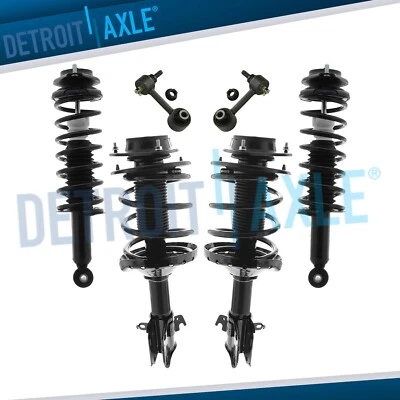 Front and Rear Struts w/ Coil Spring Sway Bars Kit for 2012-2016 Subaru Impreza - Image 1 of 4
