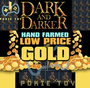 🔥DARK AND DARKER GOLD🔥5k-100K🔥POKIE TOY POKIETOY CHAT WITH ME FOR ANY ORDER:) - Picture 1 of 1
