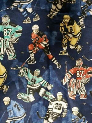 1yd 11"x 41" 100% cotton, Hockey, Quilting Treasures  - Image 1 of 2