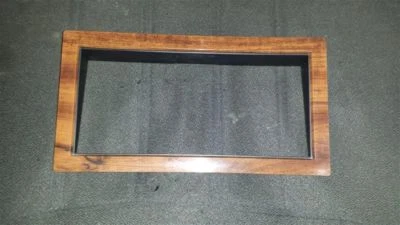 1993 DEVILLE RADIO DASH BEZEL WOOD GRAIN OEM Foto 1 de 2