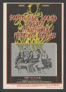 1967 South Side Sound/The Phoenix Freedom Vintage Postcard FD-80, Phoenix, AZ - Picture 1 of 2