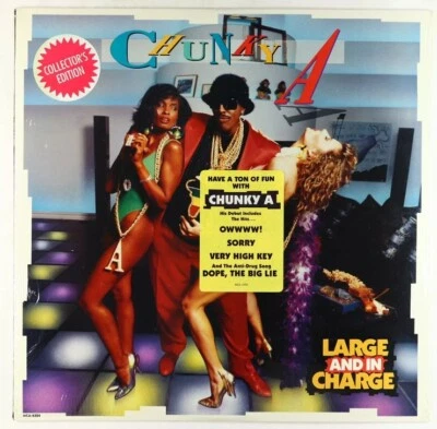 Chunky A - Large and In Charge LP - 1989 - MCA-6354 - SEALED - Arsenio Hall Foto 1 de 2