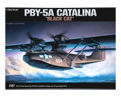 Academy 12487 Consolidated PBY-5A Catalina Black Cat 1:72 modellismo - Immagine 1 di 4