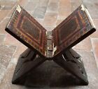 Antique 18Th C Folding Book Stand For Quran Mosaic Inlay Islamic / Turkish