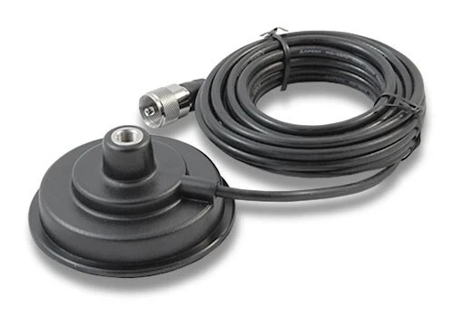 Montaje magnético de antena móvil Opek AM-1034 -3" 3/8 X 24T con coaxial de 17' con PL259 Foto 1 de 1