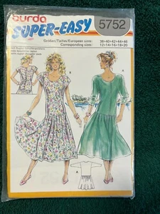 5752 Burda ~ PATTERN Size 12-20 ~ ~ ~ ~ ~ Listing MP 41 - Picture 1 of 2