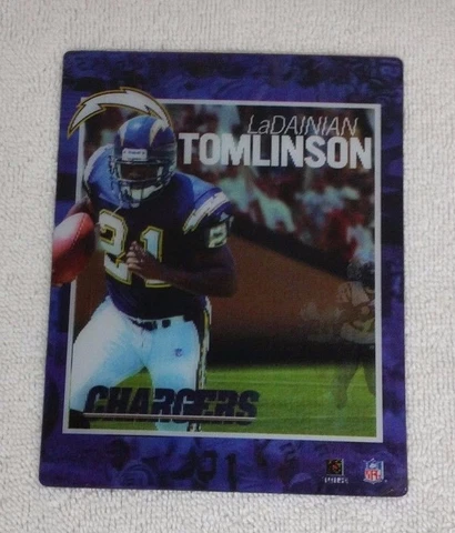 SAN DIEGO CHARGERS LaDainian Tomlinson NEW NFL 3D LENTICULAR FRIDGE MAGNET 4x5 Cover