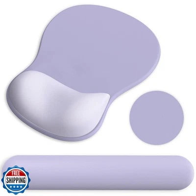 Ergonomic Mouse Pad with Wrist Rest and Keyboard Wrist Rest, Gel Mousepad and - Image 1 of 4