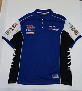 MOTO TYCO RACING SUZUKI TYCO POLO SHIRT JERSEY SIZE XL ADULT - Picture 1 of 19