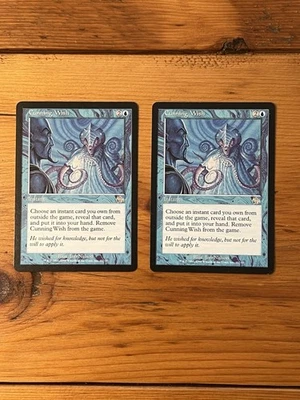 MTG – Magic the Gathering – Cunning Wish x 2 – Judgment - Image 1 of 2