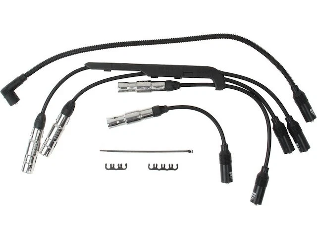 Spark Plug Wire Set For 93-02 VW Cabrio Golf Jetta Passat 2.0L 4 Cyl ABA BJ77R6 - Image 1 of 1