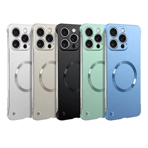 Funda Magsafe Ultra Delgada Metálica iPhone 17 Air 16 15 14 13 12 Pro Max Plus - Imagen 1 de 15