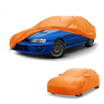 Car Cover Waterproof All Weather for Subaru Impreza Sedan Orange Cotton - Изображение 1 из 4
