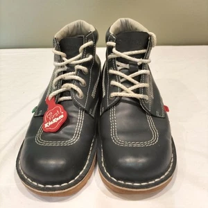 Botín clásico Kickers Kick Hi Core para hombre en azul talla UK 9 - Imagen 1 de 7