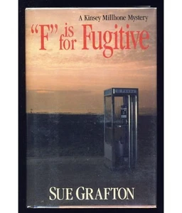 Signed "F" is for Fugitive Mystery Alphabet Series Kinsey Millhone Santa Teresa - Picture 1 of 2