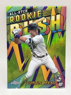 2024 Topps Chrome Curtis Mead #CERR-6 Chrome All-Etch Rookie Rush NM - Image 1 of 2