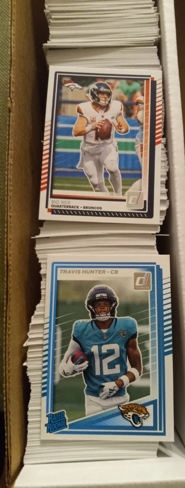 2025 Donruss Football Single Cards #1 to #200 Create Own Lot - Image 1 of 1