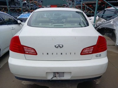 03-04 INFINITI G35 sedán tapa maletero trasero blanco/QX3 OEM H4300AC0MM Foto 1 de 4