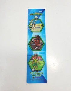 Nintendo Wii Sports & Help Wanted Promo 3D/Lenticular 6" Bookmark Hudson RARE - Picture 1 of 2
