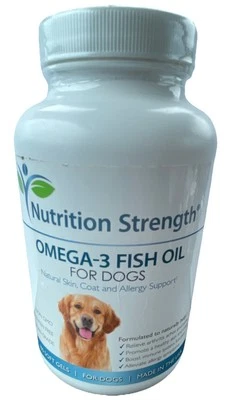 Made in USA Omega 3 Fish Oil for Dogs - 180 Soft Gels for All Life Stages: 2/26 - Image 1 of 3