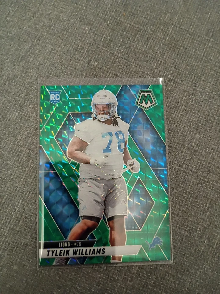 2025 Mosaic Tyleik Williams Green Mosaic Prizm #397 - Image 1 of 1