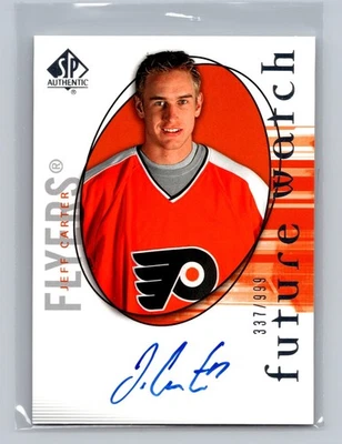 2005-06 SP Authentic - Jeff Carter #177 Future Watch Auto Rookie RC /999 - Image 1 of 2