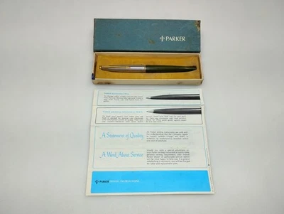 Pluma Estilográfica Parker 45 Vintage Barril Verde Tapa Aviador Caja Original e Inst. Foto 1 de 4