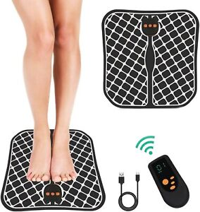 EMS Foot Massager Leg Reshaping Pad Feet Muscle Stimulator Massage Mat 6 Mode
