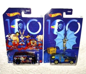 Hot Wheels  "CUSTOM '77 DODGE VAN" & "FANDANGO" 100 years of  WB 1/64 Diecast - Picture 1 of 3