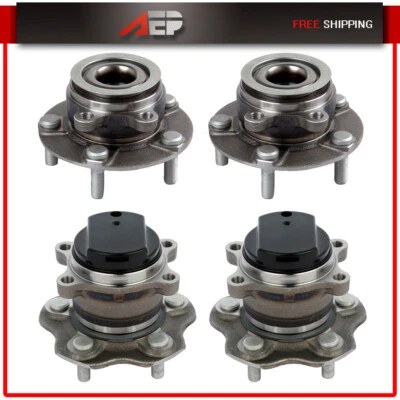 Комплект из 4 подшипников ступицы переднего заднего колеса для Nissan Rogue 2008 2009 2010-2013 полный привод - Изображение 1 из 4