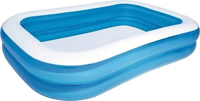 Bestway 54006 Familienpool Aufblasbares Kinder-Planschbecken 262 x 175 x 51 cm - Bild 1 von 4