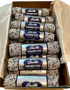 Lote De 14 Madejas De Colección Bucilla Paradise Puff Hilados Blanco/Negro Moteado - Imagen 1 de 6