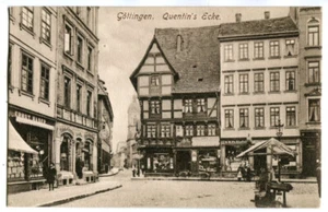 Cartolina Gottinga, angolo di Quentino animato intorno al 1920 - Foto 1 di 2