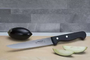 Kochmesser Chefmesser groß etwa 27,5 cm F. Mertens Solingen POM schwarz - Bild 1 von 2