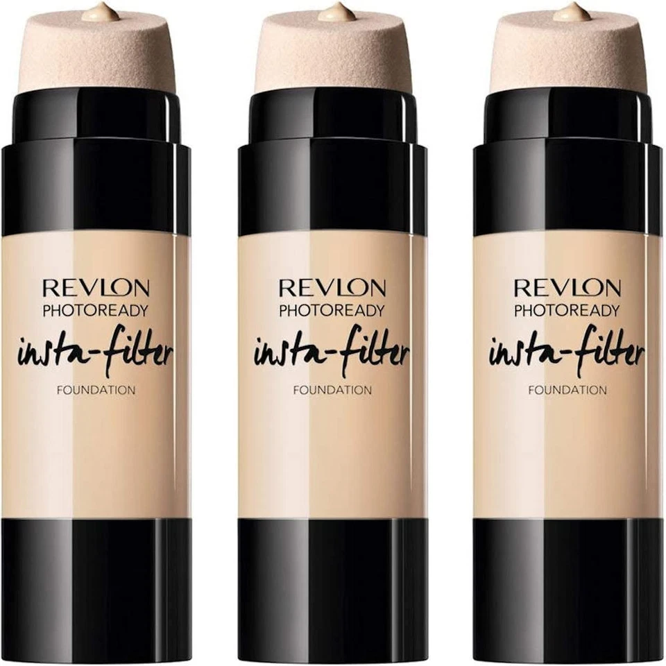 3 Revlon Photo Ready Foundation Porcelain - Insta-Filter Fair Pale Face Natural - Image 1 of 3