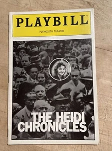 The Heidi Chronicles Julio 1989 Broadway Playbill! CUBIERTA TRASERA: World Trade Center - Imagen 1 de 6