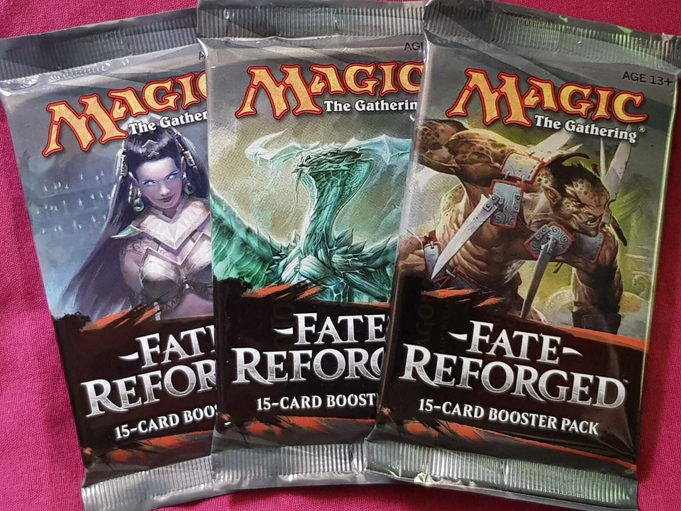 MTG Magic The Gathering FATE REFORGED New Sealed Booster ALL 3 PACK ART  - Image 1 of 1