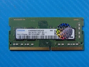 Dell 5510 Samsung 8GB 1Rx8 PC4-2400T Arbeitsspeicher RAM SO-DIMM M471A1K43BB1-CRC - Bild 1 von 2