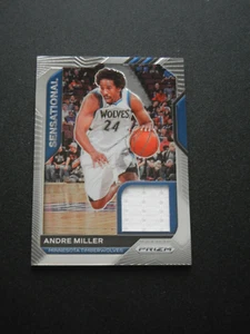 2020-21 Prizm Sensational Swatches #SSW-AMI Andre Miller - Timberwolves JSY - Bild 1 von 2