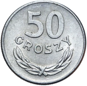 Poland-Polska Poland coin 50 Groszy Groschen 1965-condition! - Picture 1 of 2