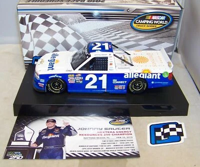 Acción 1:24 2018 #21 ganador de la carrera Legiant Silverado Daytona Johnny Sauter 1/661 Foto 1 de 4