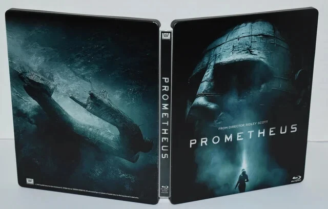 PROMETHEUS (2012) Play.com Exclusive 3D 2D Blu Ray UK Steelbook - Image 1 of 1